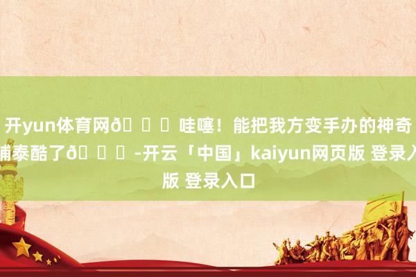 开yun体育网🎀哇噻！能把我方变手办的神奇店铺泰酷了😎-开云「中国」kaiyun网页版 登录入口